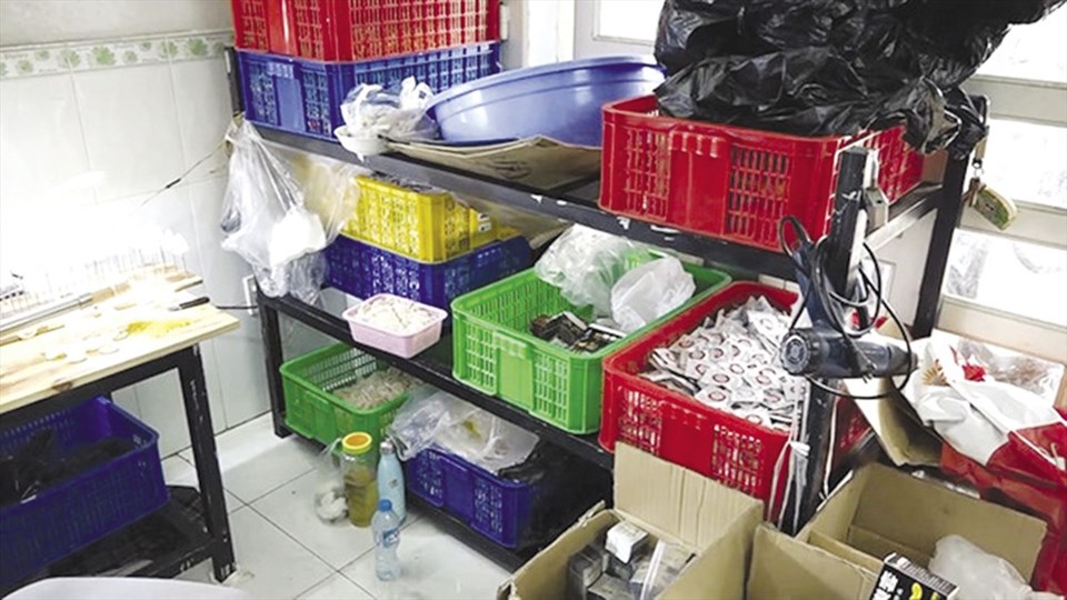 Bao cao su giả vừa bị bắt tại TPHCM. Bao cao su giả vừa bị bắt tại TPHCM.