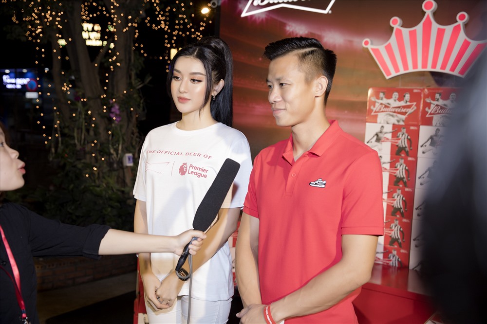 Là người đam mê bóng đá, vì vậy, Huyền My luôn theo dõi và rất quý mến