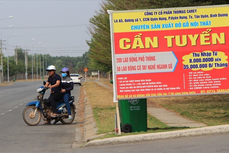Bình Dương cần tuyển thêm hàng chục ngàn lao động dịp cuối năm Bình Dương cần tuyển thêm hàng chục ngàn lao động dịp cuối năm