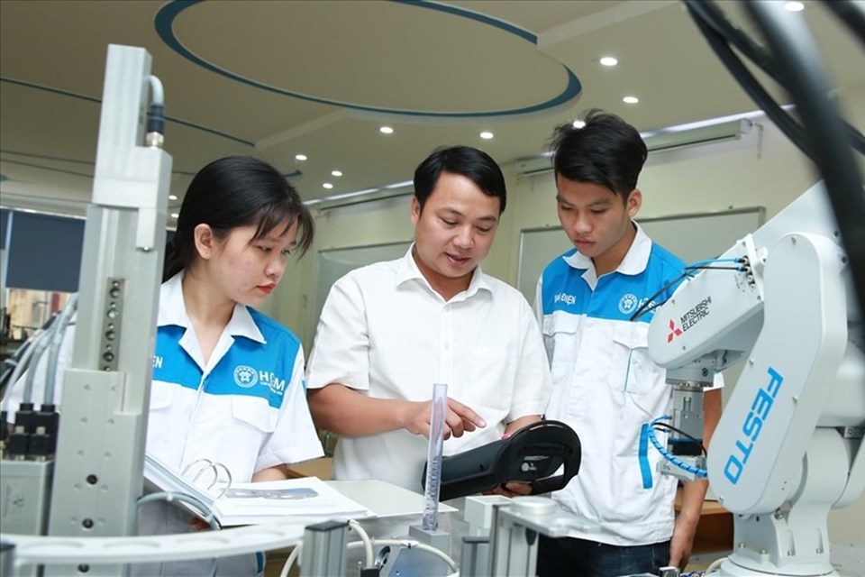 Học sinh trường nghề. Ảnh minh họa. Ảnh Hải Nguyễn. Học sinh trường nghề. Ảnh minh họa. Ảnh Hải Nguyễn.