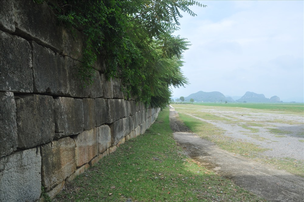 Một đoạn thành Nhà Hồ. Ảnh: Thanh Hải