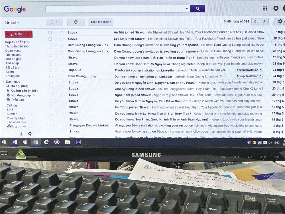 Người dùng Gmail đang đối mặt với khả năng bị đọc email cá nhân.