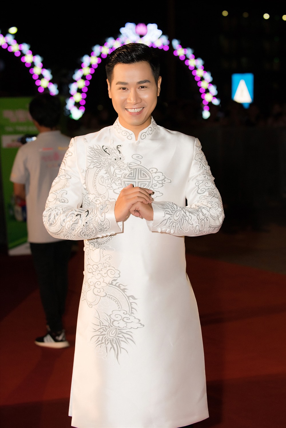 MC Nguyên Khang chia sẻ nhiều điều thú vị xoay quanh bên lề cuộc thị chung khảo phía Bắc cuộc thi Hoa hậu Việt Nam. Ảnh: BTC.