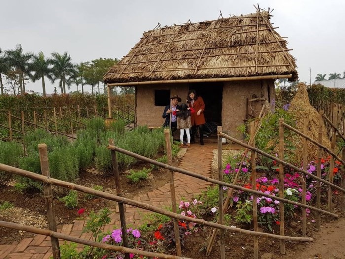 Không gian bên trong công viên hoa hồng được chụp lại trong thời gian chạy thử nghiệm. Ảnh: Xuân Thủy