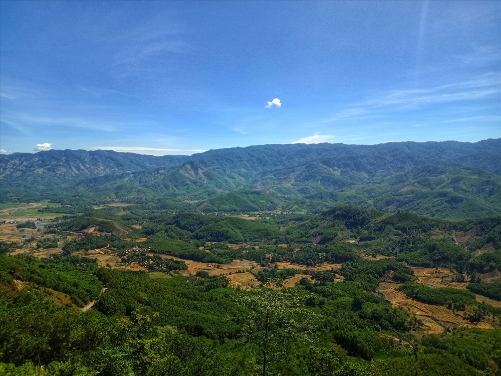 Khu Bảo tồn Thiên nhiên Kon Chư Răng từ trên cao. Ảnh: instagram,Vũ Vũ