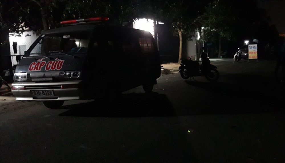 Hiện trường vụ án mạng.