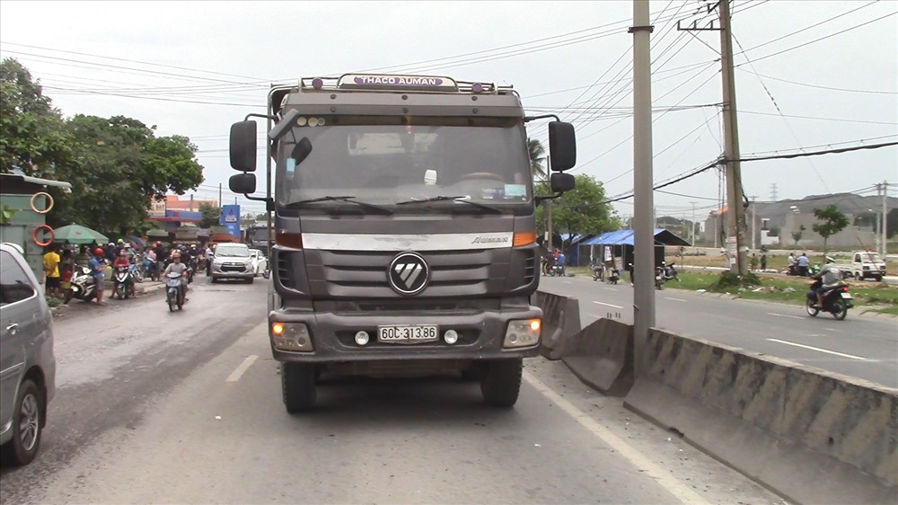 Xe ben liên qua đến vụ tai nạn khiến nam sinh viên tử vong.