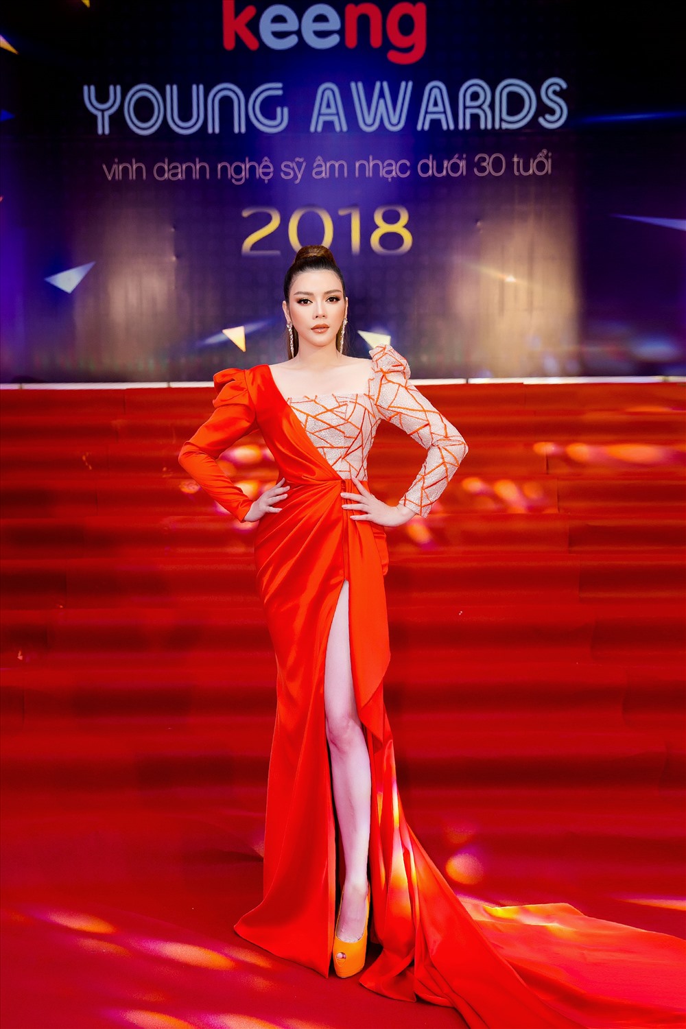 Mỗi lần xuất hiện, Lý Nhã Kỳ luôn chỉn chu và cầu kỳ trong phong cách. Ảnh: Đức An.