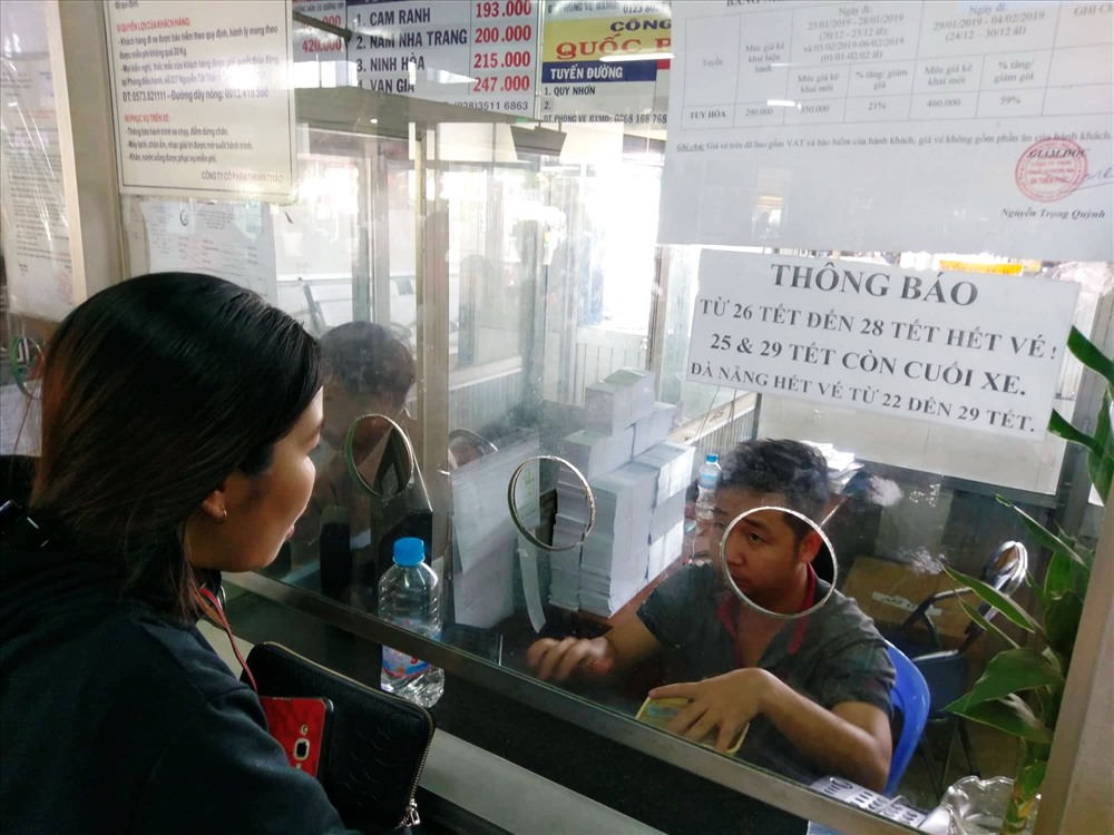 Nhà xe Phúc Thuận Thảo chạy tuyến TPHCM - Tuy Hòa thông báo hết vé ngày cao điểm Tết.