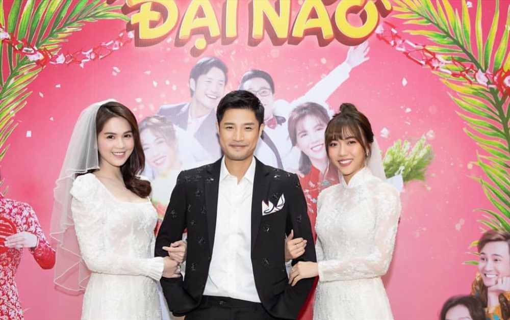Được tham gia cùng dự án và đóng cặp với 2 người đẹp Ngọc Trinh - Diệu Nhi khiến nam nghệ sĩ khá hào hứng.