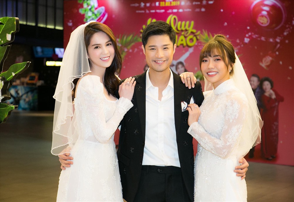 Ngọc Trinh, Hồ Vĩnh Ái, Diệu Nhi làm nên bộ 3 ăn ý trong “Vu quy đại náo“. Ảnh: NVCC.