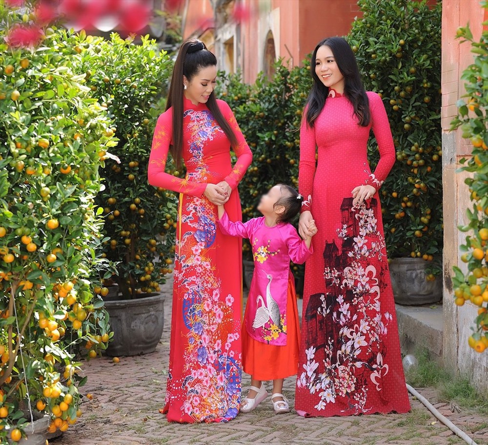 Ngoài tài năng, Á hậu Trịnh Kim Chi được ngưỡng mộ bởi có một gia đình hạnh phúc, yên ấm. Ảnh: Thái Nhàn.
