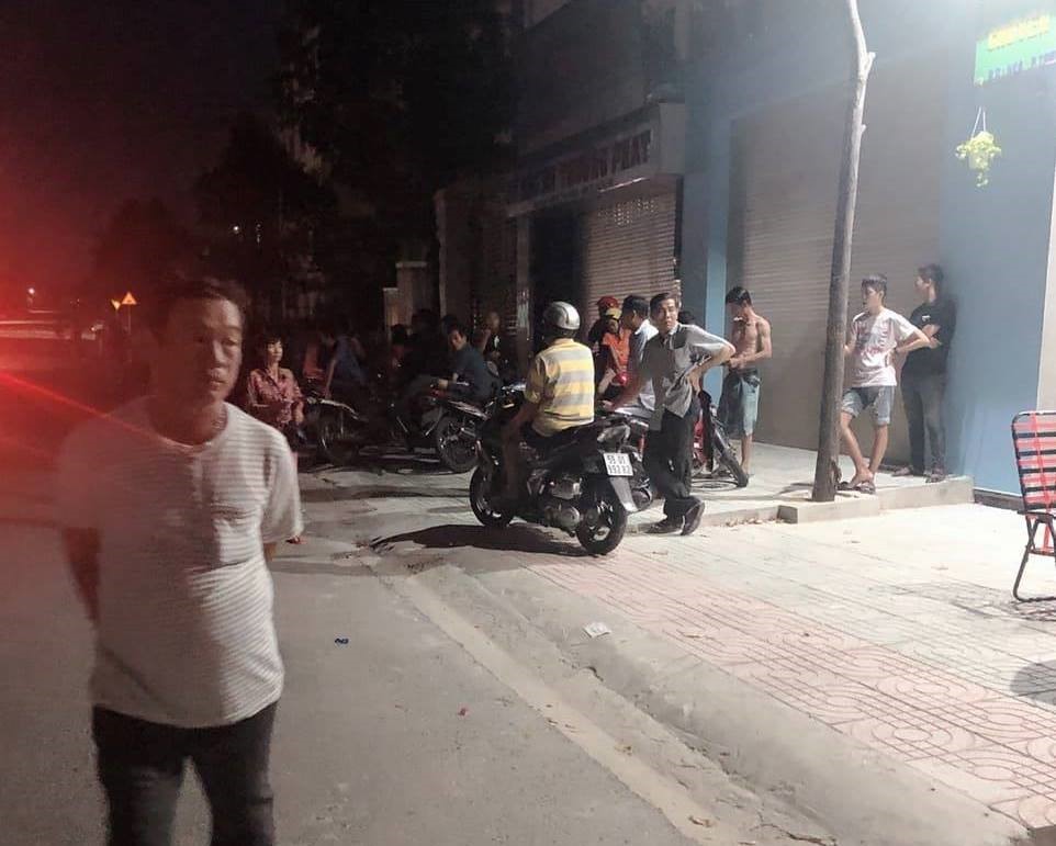 Khu vực nơi xảy ra vụ việc chết người trong phòng trọ.
