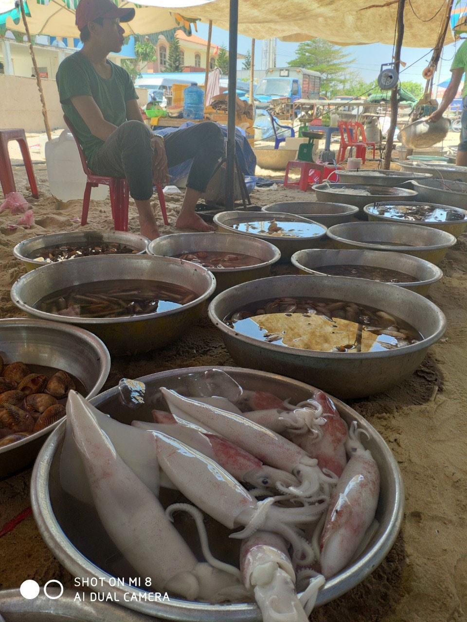 Hải sản bán ở chợ