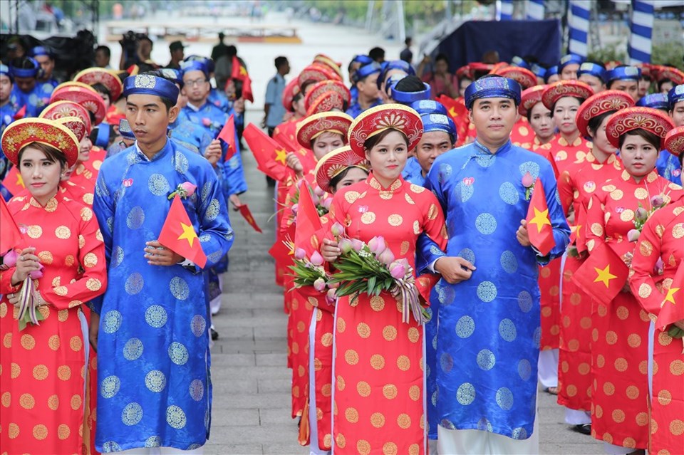 "Lễ cưới tập thể" 2018 dự kiến sẽ có 100 đôi tham gia - Ảnh: N.Tiến "Lễ cưới tập thể" 2018 dự kiến sẽ có 100 đôi tham gia - Ảnh: N.Tiến