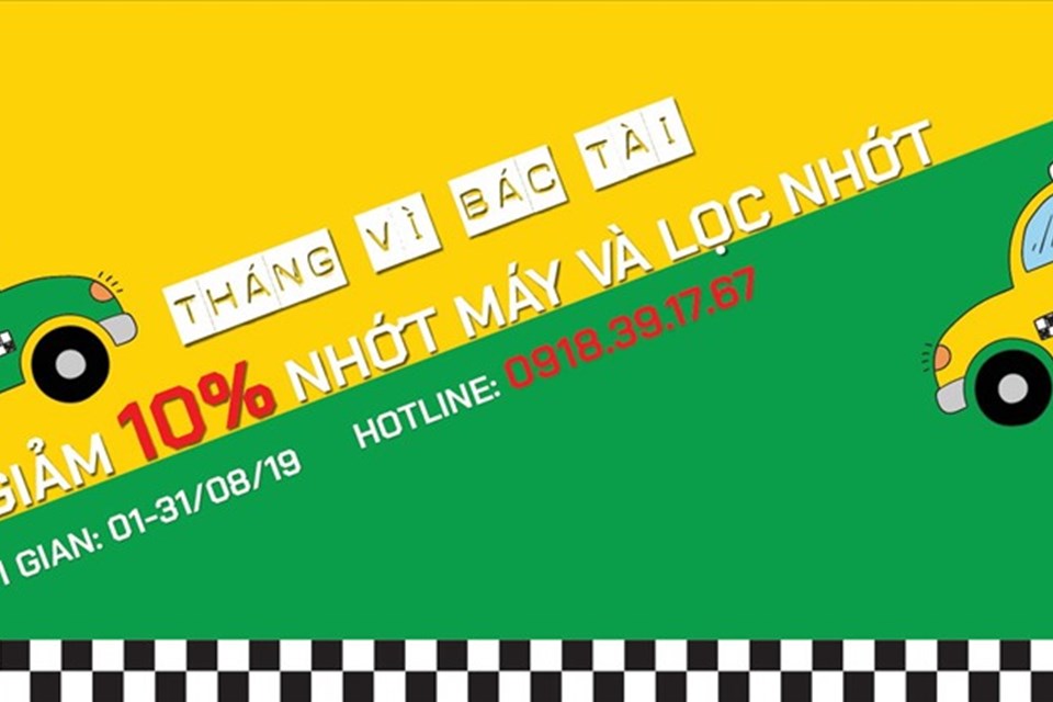 Tháng vì bác tài - nhận ngay khuyến mãi Tháng vì bác tài - nhận ngay khuyến mãi