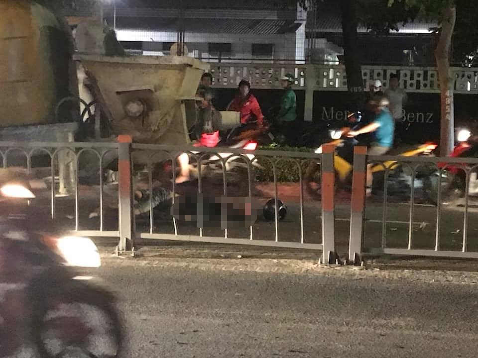 Hiện trường vụ tai nạn -Ảnh A.T Hiện trường vụ tai nạn -Ảnh A.T