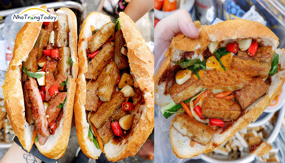 Bánh mì Nha Trang thơm ngon, nhiều nhân. Ảnh: nhatrangtoday.vn